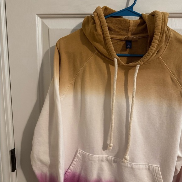 Universal Thread Plus Double Dip Dye Purple White Tan Sweatshirt Hoodie XXL - Picture 3 of 11